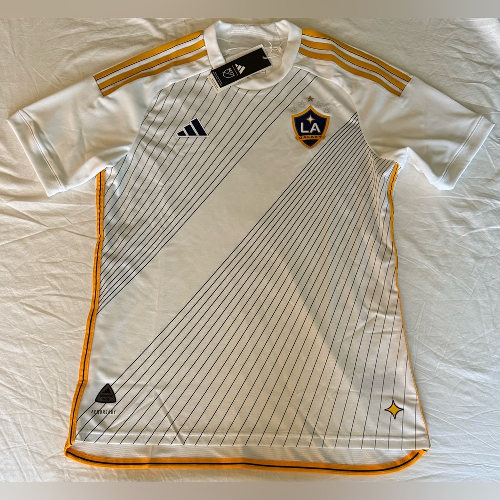 Adidas LA Galaxy Aeroready Home Authentic 2024/25 Soccer Jersey Men’s Sz